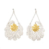 Floral Earrings 2  (Mixed-plated)