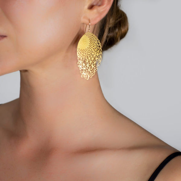 Flower Of Life store Earrings (wide)