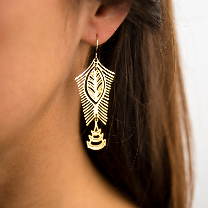 Nilotica Earrings 1 (Gold-plated)