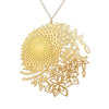 Flower of Life Pendant 1  (Gold-plated)